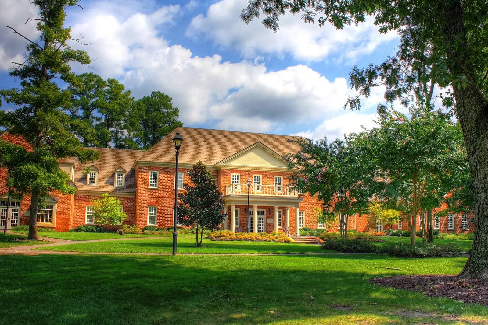 Regent University campus — The Regent University Student Center, containing the Regent Ordinary (dining commons) and various administrative offices